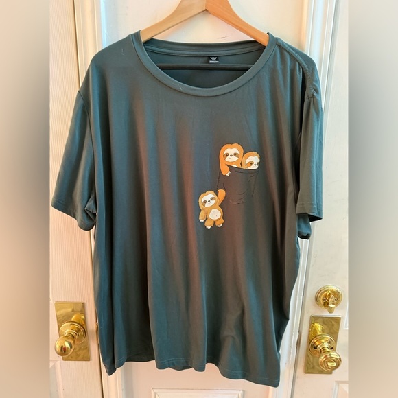 SHEIN Tops - New SHEIN Curve Sloth Tee Shirt